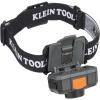 imageKlein Tools 56414 Rechargeable 2Color LED Headlamp Fabric Strap Spotlight Floodlight Red LED 800 Lumens USB Cable Camping RunningFLASHLIGHT