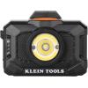imageKlein Tools 56414 Rechargeable 2Color LED Headlamp Fabric Strap Spotlight Floodlight Red LED 800 Lumens USB Cable Camping RunningFLASHLIGHT