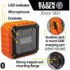 imageKlein Tools AEPJS1 Bluetooth Speaker Wireless Portable Jobsite Speaker Plays Audio and Answers Calls Hands Free IPX5 Worksite Ready