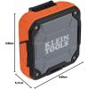 imageKlein Tools AEPJS2 Bluetooth Speaker With Magnetic Strip and Hook Rechargeable Wireless and Aux Capable Hands Free Capable 10 Hr Run Time IP54 Dust and Water ResistantBluetooth Speaker