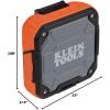 imageKlein Tools AEPJS2 Bluetooth Speaker With Magnetic Strip and Hook Rechargeable Wireless and Aux Capable Hands Free Capable 10 Hr Run Time IP54 Dust and Water ResistantBluetooth Speaker