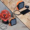 imageKlein Tools AEPJS3 Bluetooth Jobsite Speaker With Magnet and Hook 20Hr Run Time Charge Via USB A or C Pair Multiple Speakers Via Broadcast Hands Free Capable