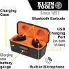 imageKlein Tools AESEB1 Bluetooth Jobsite Earbuds Wireless Hearing Protection Earplugs with 28dB Noise Reduction Rating 15Hour Playtime