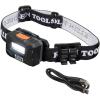 imageKlein Tools 56049 Rechargeable Headlamp  LED Lights Adjustable Fabric Strap with Marker  Pencil Holder 260 Lumens for Work and OutdoorsHeadlamp