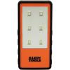 imageKlein Tools 56221 LED Light with Magnetized Clip Battery Operated Hands Free Adjustable Brightness Orange for Work Running Camping
