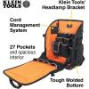 imageKLEIN TOOLS 55655 Tool Bag Backpack Tradesman Pro Tool Station with 21 Pockets and Large Interior Includes Flashlight with Work Light27Pocket Backpack