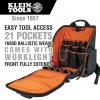 imageKLEIN TOOLS 55655 Tool Bag Backpack Tradesman Pro Tool Station with 21 Pockets and Large Interior Includes Flashlight with Work LightBackpack with Worklight