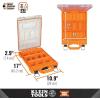 imageKlein Tools 54812MB MODBox Compact Storage Box Parts Organizer Toolbox Connects to MODBox Modular System Backpack Tote and Tool BagShort Box  Half Width
