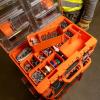 imageKlein Tools 54812MB MODBox Compact Storage Box Parts Organizer Toolbox Connects to MODBox Modular System Backpack Tote and Tool BagTall Box  Full Width