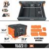 imageKlein Tools 54823MB MODbox 3Drawer Tool Box Organizer HeavyDuty Tool Storage Stackable Module 50Pound Capacity2Drawer