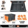 imageKlein Tools 54823MB MODbox 3Drawer Tool Box Organizer HeavyDuty Tool Storage Stackable Module 50Pound Capacity3Drawer