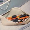 imageKlein Tools 5539LBLU Zipper Bag Large 16Inch Canvas Tool Pouch for Tool Storage with Brass Zipper and Grommet for Hanging BlueNatural