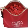imageKlein Tools 5539NAT Zipper Bag Canvas Tool Pouch is 10Inch Consumables Bag for Storing Parts Brass Grommet for Easy Hanging NaturalRed