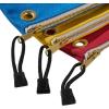 imageKlein Tools 5539NAT Zipper Bag Canvas Tool Pouch is 10Inch Consumables Bag for Storing Parts Brass Grommet for Easy Hanging NaturalRedBlueYellow