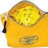 imageKlein Tools 5539NAT Zipper Bag Canvas Tool Pouch is 10Inch Consumables Bag for Storing Parts Brass Grommet for Easy Hanging NaturalYellow