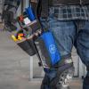 imageKlein Tools 55559 StandUp Zipper Bag Tool Pouch with Carabiners 7Inch Blue and 14Inch Gray Utility Bags with Reinforced Bottom 2PackHOLSTER