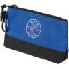 imageKlein Tools 55559 StandUp Zipper Bag Tool Pouch with Carabiners 7Inch Blue and 14Inch Gray Utility Bags with Reinforced Bottom 2PackHOLSTER