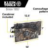 imageKlein Tools 55560 Zipper Bags Camo Bags are 125 and 10Inch 1680d Ballistic Weave Camouflage 2Piece
