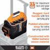 imageKlein Tools 62202MB MODbox Tool Tote Part of the MODbox Mobile Workstation 33 Pockets Ample Tool Storage Zipper Pocket for Small ItemsBOX
