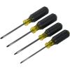 imageKlein Tools 85664 Screwdriver Set Made in USA Square Recess with Color Coded Handles and Heat Treated Chrome Plated Shafts 4Piece