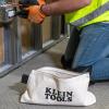 imageKlein Tools Zipper Bag Canvas Tool Pouch with Heavy Duty Brass Zipper Close