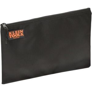 imageKlein Tools 5136 Zipper Bag Contractors Leather Portfolio with Heavy Duty Zipper CloseLeather