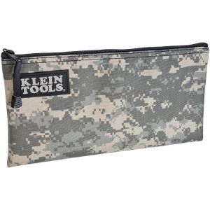 imageKlein Tools 5139C Zipper Bag Camouflage Cordura Nylon Tool Pouch with HeavyDuty Zipper Close 125 x 7Inch