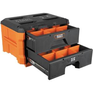 imageKlein Tools 54823MB MODbox 3Drawer Tool Box Organizer HeavyDuty Tool Storage Stackable Module 50Pound Capacity2Drawer
