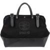 imageKlein Tools 510212BLK Heavy Duty Black Canvas Tool Bag Tool Tote MultiPurpose Bag with Wide Hinged Opening and Leather Handles 12Inch