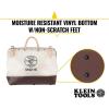imageKlein Tools 510216 Heavy Duty Natural Canvas Tool Bag Tool Tote MultiPurpose Bag with Wide Hinged Opening and Leather Handles 16Inch16Inch