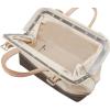 imageKlein Tools 510218 Heavy Duty Natural Canvas Tool Bag Tool Tote MultiPurpose Bag with Wide Hinged Opening and Leather Handles 18Inch12Inch