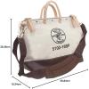 imageKlein Tools 510218SP Deluxe Canvas Tool Bag Made of Natural Canvas with 13 Interior Pockets and Detachable Shoulder Strap 18Inch16Inch