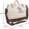 imageKlein Tools 510218SP Deluxe Canvas Tool Bag Made of Natural Canvas with 13 Interior Pockets and Detachable Shoulder Strap 18Inch18Inch