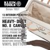 imageKlein Tools 510218SP Deluxe Canvas Tool Bag Made of Natural Canvas with 13 Interior Pockets and Detachable Shoulder Strap 18Inch18Inch