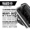 imageKlein Tools 510218SPBLK Tool Bag Large 18Inch Deluxe Canvas Tool Bag and Organizer with 13 Pockets and Shoulder Strap Black16Inch