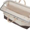 imageKlein Tools 510224 Heavy Duty Natural Canvas Tool Bag Tool Tote MultiPurpose Bag with Wide Hinged Opening and Leather Handles 24Inch24Inch