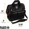 imageKlein Tools 55431 Tool Bag with Molded Bottom Padded Shoulder Strap and Lighted Tool Storage with 31 PocketsLighted Tool Bag