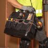 imageKlein Tools 55431 Tool Bag with Molded Bottom Padded Shoulder Strap and Lighted Tool Storage with 31 PocketsLighted Tool Bag