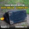 imageKlein Tools 55469 Tradesman Pro WideOpen Tool Bag Made of 1680 Ballistic Weave with Molded Bottom and Detachable Shoulder StrapWeave