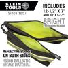 imageKlein Tools 55599 Zipper Bags High Visibility Tool Pouches HeavyDuty 1680d Ballistic Weave Black Reflective Gray Green Accents 2PackZipper Bags 2Pack