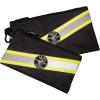 imageKlein Tools 55599 Zipper Bags High Visibility Tool Pouches HeavyDuty 1680d Ballistic Weave Black Reflective Gray Green Accents 2PackZipper Bags 2Pack