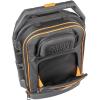 imageKlein Tools 55604 Rolling Tool Backpack Tool Bag with 28 Pockets Heavy Duty Retractable Handle Large Storage Interior 3Inch WheelsTool Backpack