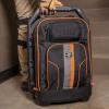 imageKlein Tools 55604 Rolling Tool Backpack Tool Bag with 28 Pockets Heavy Duty Retractable Handle Large Storage Interior 3Inch WheelsTool Backpack