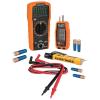 imageKlein Tools 69355 Digital Multimeter Premium Electrical Test Kit with NonContact Voltage Tester Receptacle Tester Test LeadsHome Tester 4Piece Kit with Circuit Finder