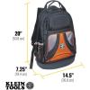imageKlein Tools 80115 Backpack Kit with Tradesman Pro 39Pocket Backpack and Electricians Pocket Knife 2PieceBackpack With Knife