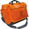 imageKlein Tools 5181ORA Large Vinyl Equipment Bag Made in USA Detachable Shoulder Strap with Two HeavyDuty SideAction Buckles Orange