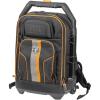imageKlein Tools 55604 Rolling Tool Backpack Tool Bag with 28 Pockets Heavy Duty Retractable Handle Large Storage Interior 3Inch WheelsTool Backpack