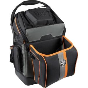 imageKlein Tools 55665 Ironworker and Welder Backpack Fire Resistant Exterior 27 Pockets Hold Welding Helmet Hard Hat 36Inch Connecting Bar
