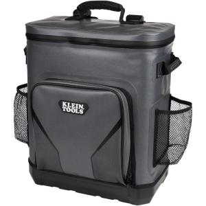 imageKlein Tools 62810BPCLR Cooler Backpack 30 Cans Insulated Backpack Cooler Rugged Bottom Ideal for Jobsite Hunting Camping or BeachBackpack Cooler