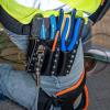 imageKlein Tools 5126 Leather Tool Pouch with Knife Snap 5Pocket